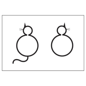 Cat Stereogram Card Pk/10